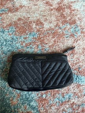 Victoria’s Secret Makeup Bag Color Black Quilted Cosmetics Case